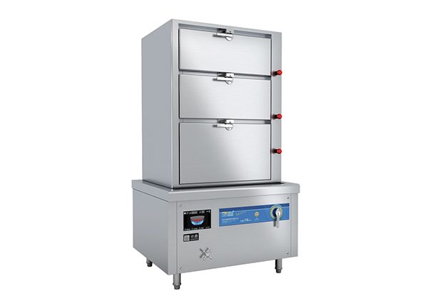 電磁三門海鮮蒸柜 電磁三門海鮮蒸柜